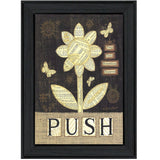 Pray Until Something Happens Black Framed Print Wall Art - Homeroots - Flyclothing LLC