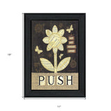 Pray Until Something Happens Black Framed Print Wall Art - Homeroots - Flyclothing LLC