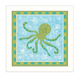 Beetle and Bob Baby Squid White Framed Print Wall Art - Homeroots - Flyclothing LLC