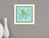 Beetle and Bob Baby Squid White Framed Print Wall Art - Homeroots - Flyclothing LLC