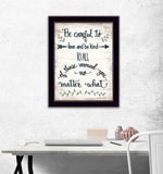 Be Careful 2 Black Framed Print Wall Art - Homeroots - Flyclothing LLC