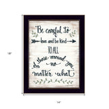 Be Careful 2 Black Framed Print Wall Art - Homeroots - Flyclothing LLC