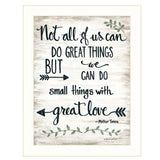 Great Love 2 White Framed Print Wall Art - Homeroots - Flyclothing LLC