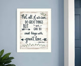 Great Love 2 White Framed Print Wall Art - Homeroots - Flyclothing LLC