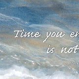 Time Wasted White Framed Print Wall Art - Homeroots - Flyclothing LLC