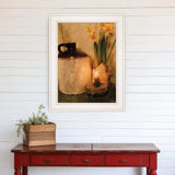 Daffodils 1 White Framed Print Wall Art - Homeroots - Flyclothing LLC