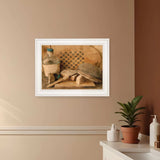 Vintage Apple Cider 1 White Framed Print Bathroom Wall Art - Homeroots - Flyclothing LLC