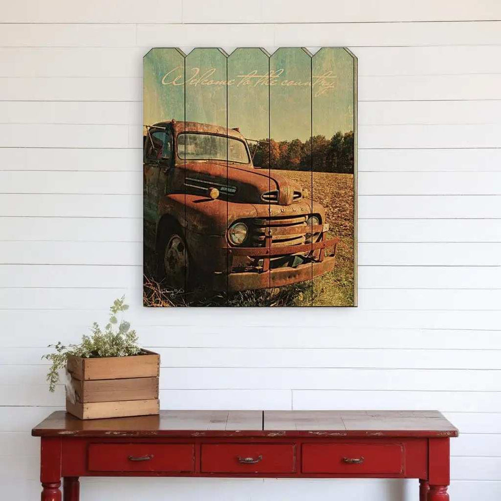 Welcome to the Country Unframed Print Wall Art - Homeroots - Flyclothing LLC