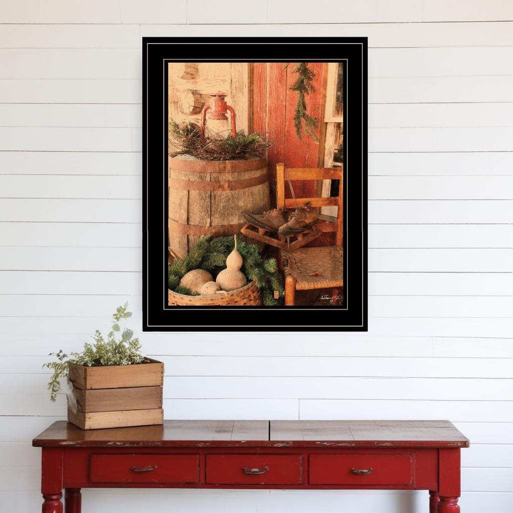 Vintage Skates 2 Black Framed Print Wall Art - Homeroots - Flyclothing LLC