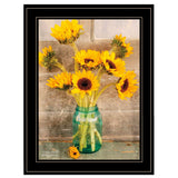 Country Sunflowers I 2 Black Framed Print Wall Art - Homeroots - Flyclothing LLC