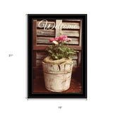 Welcome Roses 2 Black Framed Print Wall Art - Homeroots - Flyclothing LLC