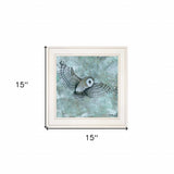 Simplicity Owl 1 White Framed Print Wall Art - Homeroots - Flyclothing LLC