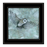 Simplicity Owl 2 Black Framed Print Wall Art - Homeroots - Flyclothing LLC