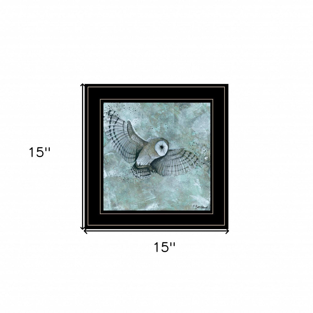 Simplicity Owl 2 Black Framed Print Wall Art - Homeroots - Flyclothing LLC