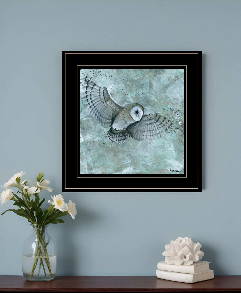 Simplicity Owl 2 Black Framed Print Wall Art - Homeroots - Flyclothing LLC