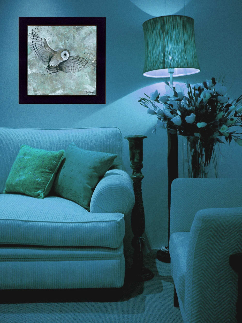 Simplicity Owl 3 Black Framed Print Wall Art - Homeroots - Flyclothing LLC