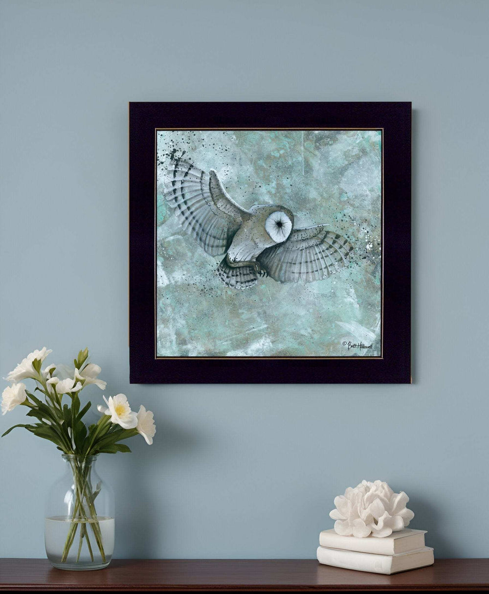 Simplicity Owl 3 Black Framed Print Wall Art - Homeroots - Flyclothing LLC