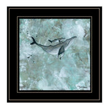 Simplicity Humpback 2 Black Framed Print Wall Art - Homeroots - Flyclothing LLC