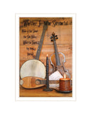 Music 11 White Framed Print Wall Art - Homeroots - Flyclothing LLC