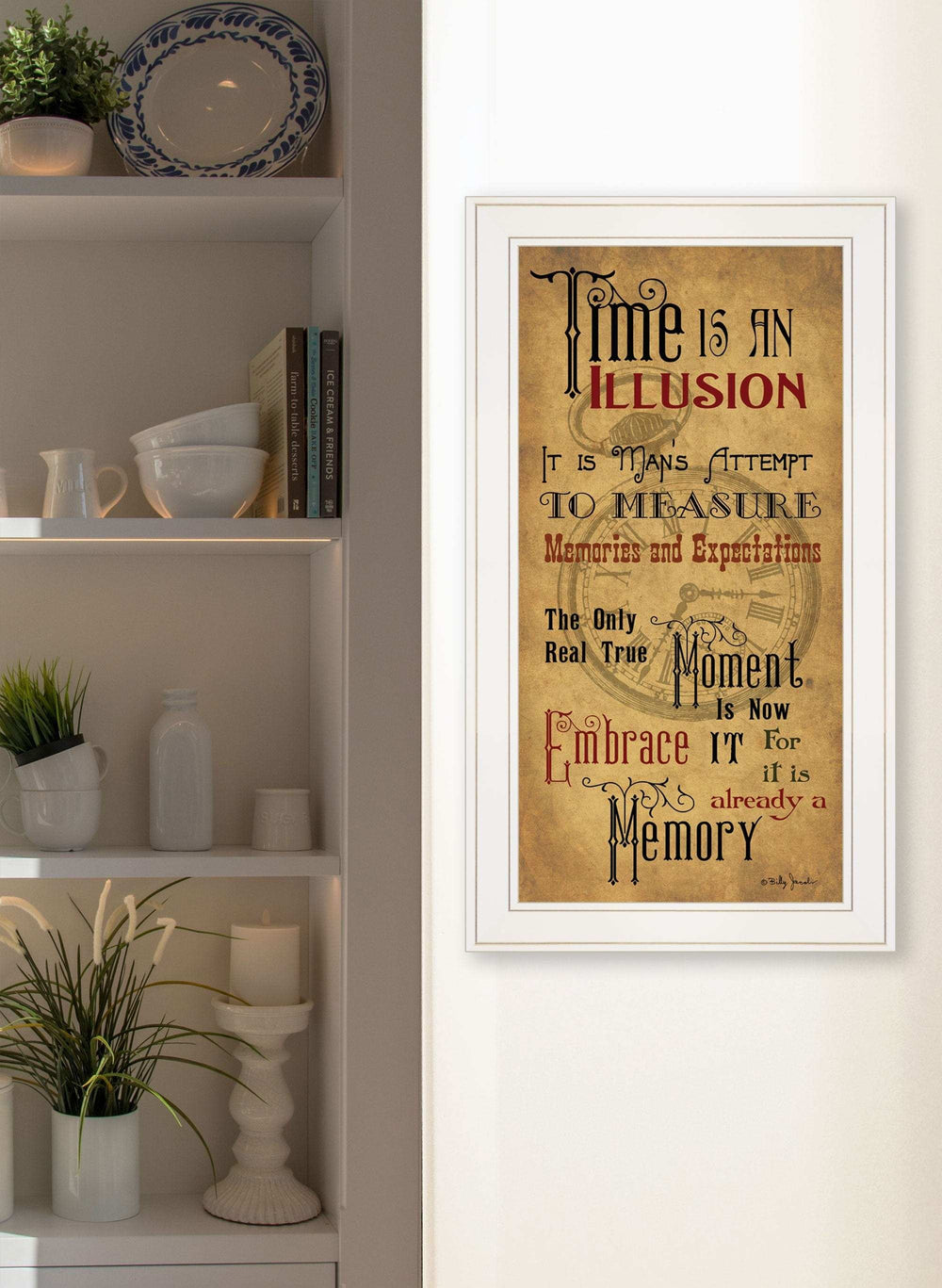 Memories 1 White Framed Print Wall Art - Homeroots - Flyclothing LLC