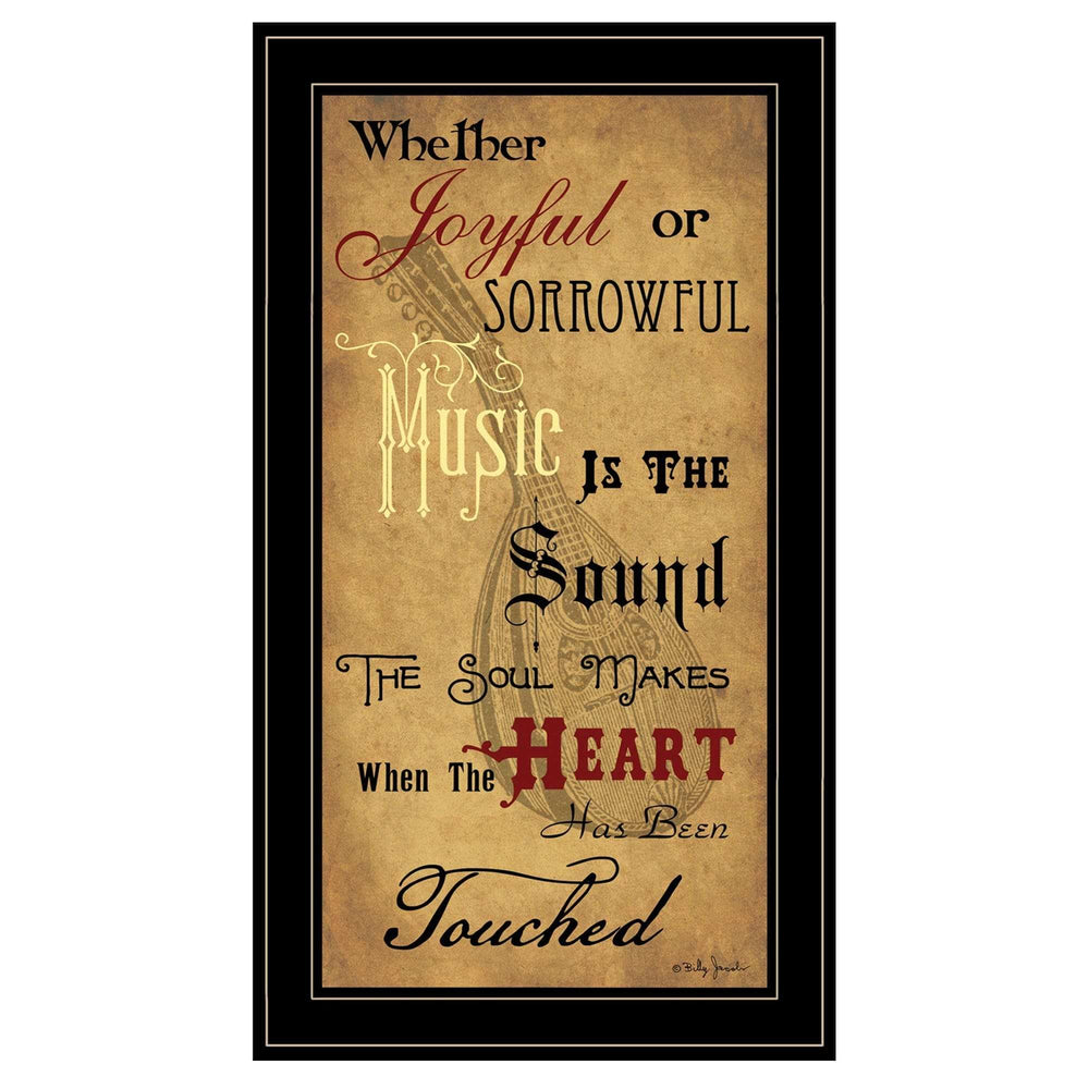 Sound of the Soul 2 Black Framed Print Wall Art - Homeroots - Flyclothing LLC
