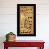Sound of the Soul 2 Black Framed Print Wall Art - Homeroots - Flyclothing LLC