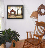 Bucks County Bridge 4 Black Framed Print Wall Art - Homeroots - Flyclothing LLC