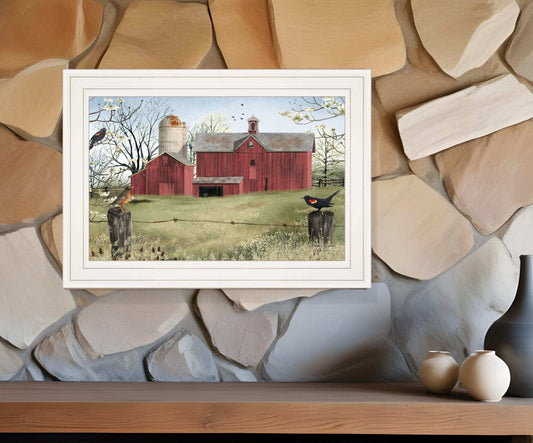 Harbingers of Spring 1 White Framed Print Wall Art - Homeroots - Flyclothing LLC