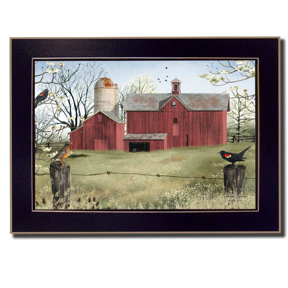 Harbingers of Spring 3 Black Framed Print Wall Art - Homeroots - Flyclothing LLC