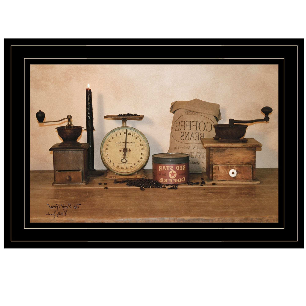 The Daily Grind 2 Black Framed Print Wall Art - Homeroots - Flyclothing LLC