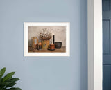 Simple Blessings 1 White Picture Frame Print Wall Art - Homeroots - Flyclothing LLC