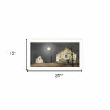 Still of the Night 3 White Framed Print Wall Art - Homeroots - Flyclothing LLC