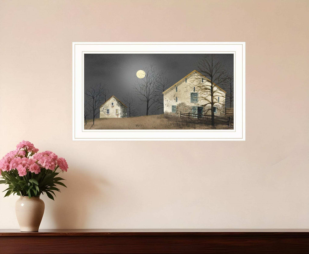 Still of the Night 3 White Framed Print Wall Art - Homeroots - Flyclothing LLC