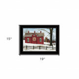 Lovers Knot Quilt Block Barn 2 Black Framed Print Wall Art - Homeroots - Flyclothing LLC