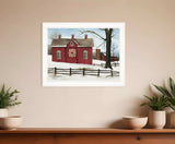 Lovers Knot Quilt Block Barn 3 White Framed Print Wall Art - Homeroots - Flyclothing LLC