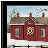 Lovers Knot Quilt Block Barn 4 Black Framed Print Wall Art - Homeroots - Flyclothing LLC