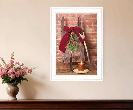 Let Christmas Live 1 White Framed Print Wall Art - Homeroots - Flyclothing LLC