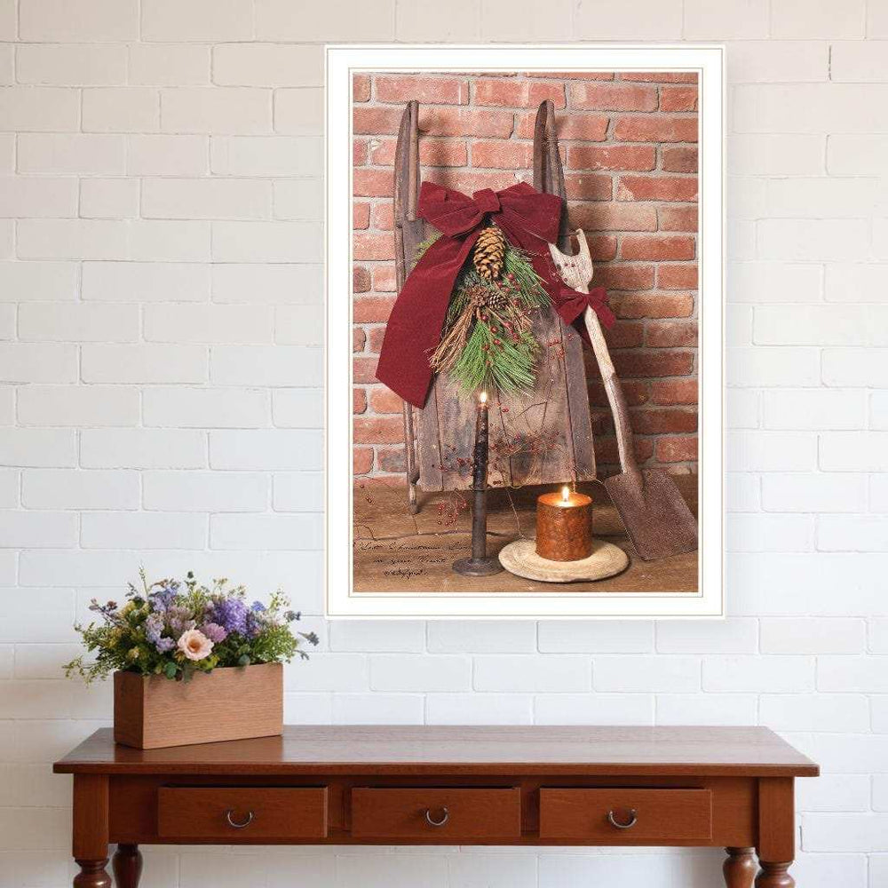 Let Christmas Live 3 White Framed Print Wall Art - Homeroots - Flyclothing LLC