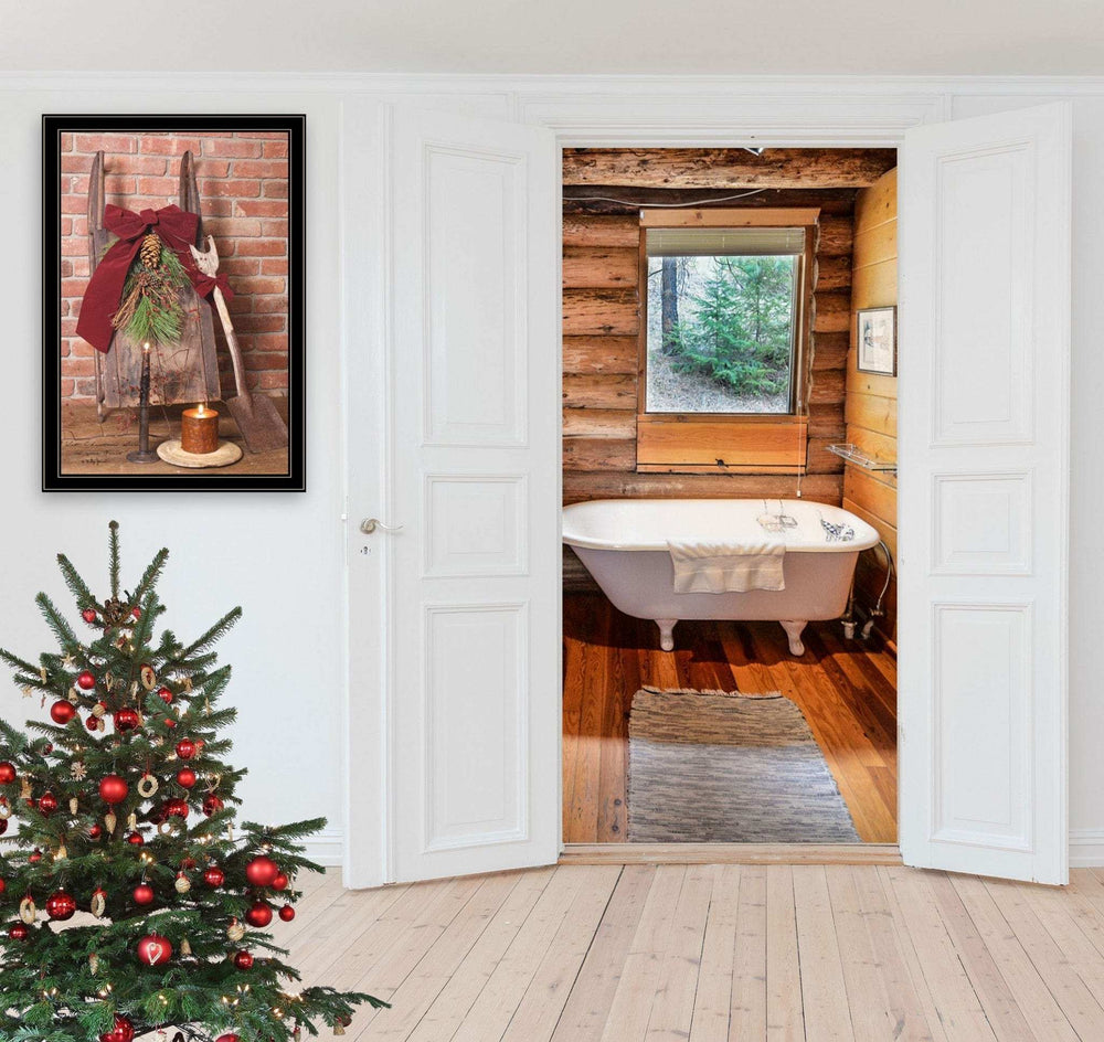 Let Christmas Live 4 Black Framed Print Wall Art - Homeroots - Flyclothing LLC