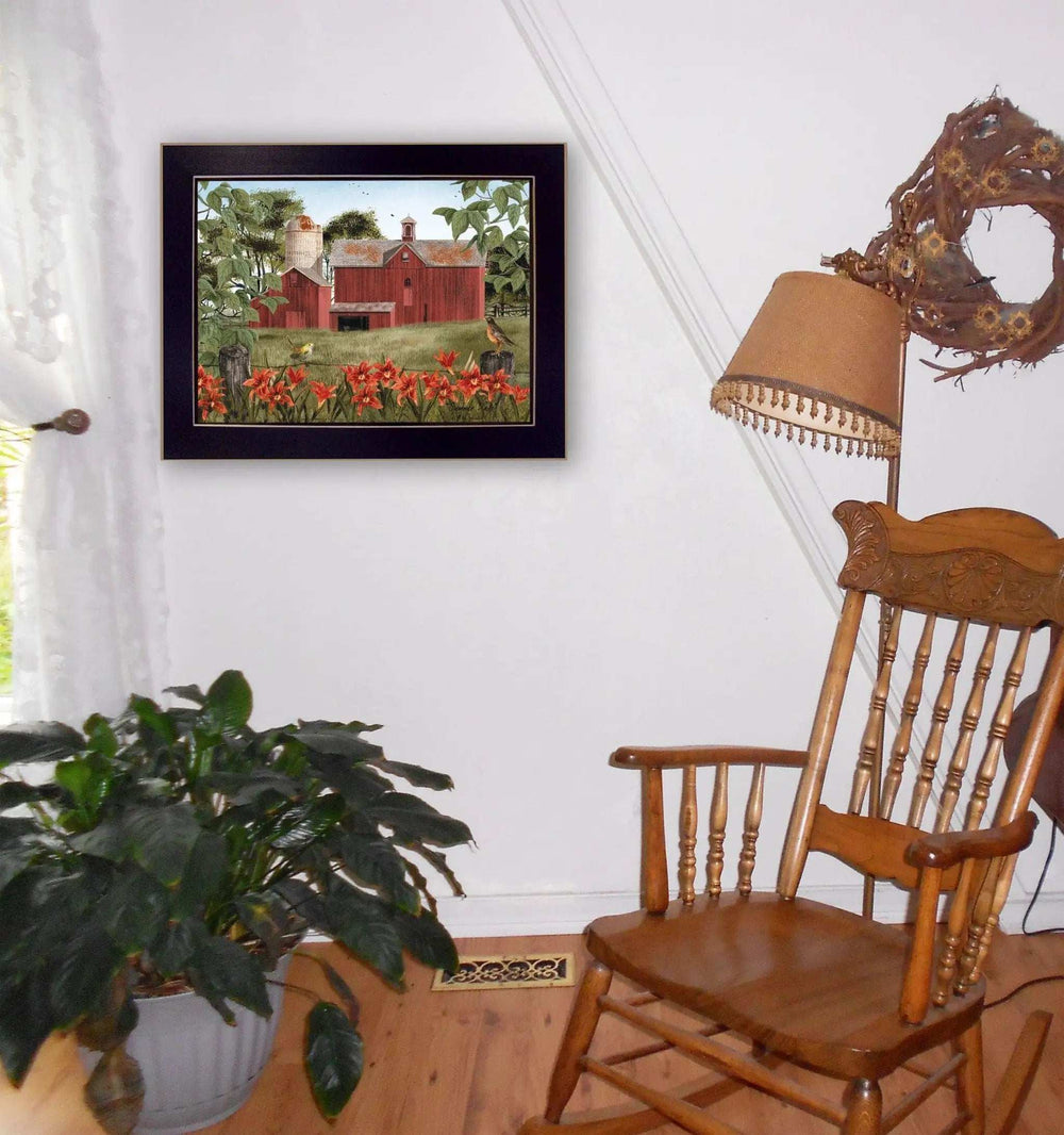 Summer Days 2 Black Framed Print Wall Art - Homeroots - Flyclothing LLC