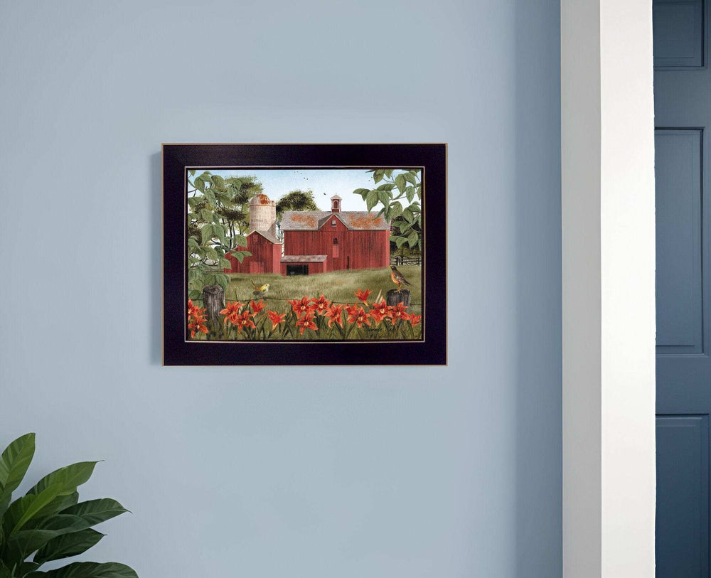 Summer Days 2 Black Framed Print Wall Art - Homeroots - Flyclothing LLC