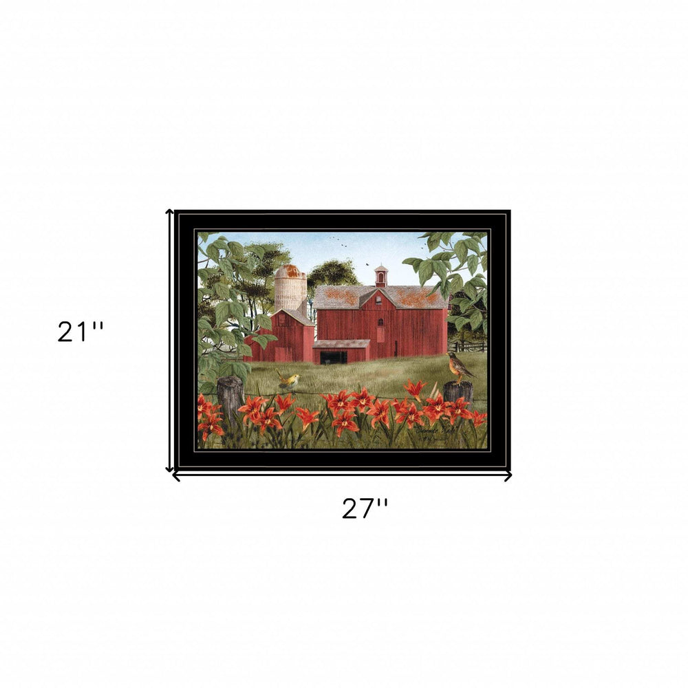 Summer Days 7 Black Framed Print Wall Art - Homeroots - Flyclothing LLC