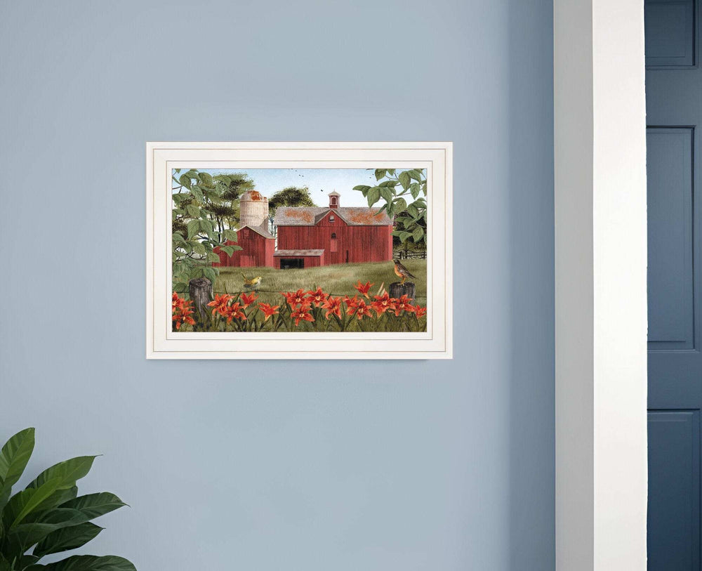 Summer Days 1 White Framed Print Wall Art - Homeroots - Flyclothing LLC