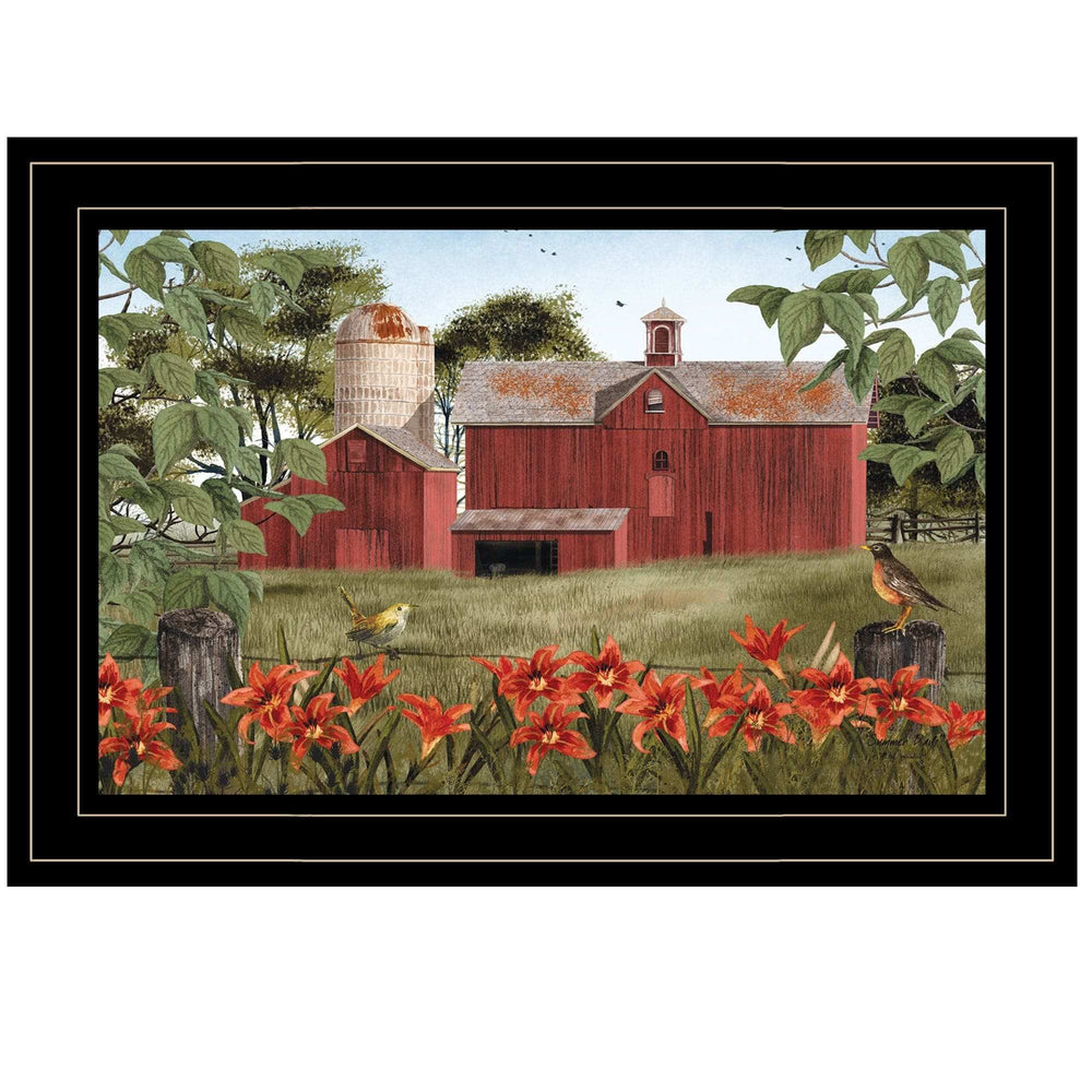Summer Days 2 Black Framed Print Wall Art - Homeroots - Flyclothing LLC