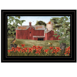 Summer Days 2 Black Framed Print Wall Art - Homeroots - Flyclothing LLC