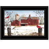 Winter Days Black Framed Print Wall Art - Homeroots - Flyclothing LLC