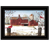 Winter Days Black Framed Print Wall Art - Homeroots - Flyclothing LLC