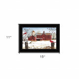 Winter Days Black Framed Print Wall Art - Homeroots - Flyclothing LLC