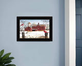 Winter Days Black Framed Print Wall Art - Homeroots - Flyclothing LLC