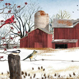 Winter Friends 2 Black Framed Print Wall Art - Homeroots - Flyclothing LLC